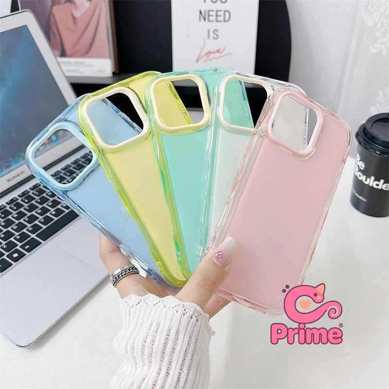 Luxury Terbaru Skema Warna Macron Case Iphone 16 Plus 17 Pro Max 12 Pro Max 15 Plus 16E 11 13 14 Plu