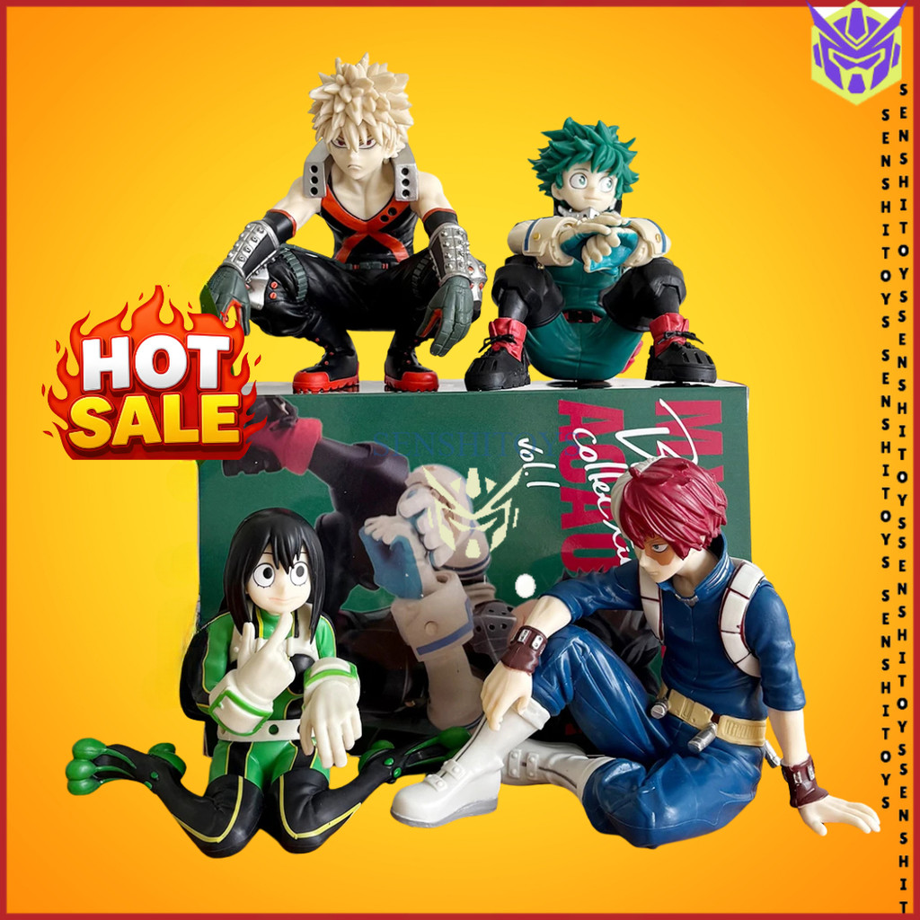 Action Figure My Hero Academia Deku Bakugo Todoroki Tsuyu Asui BreakTime Series