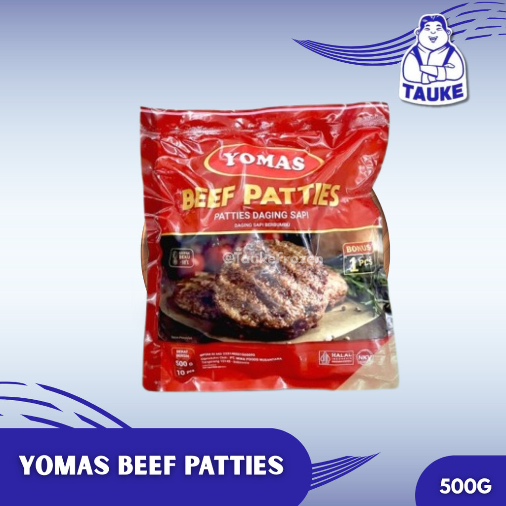 Yomas Beef Patties 500gr