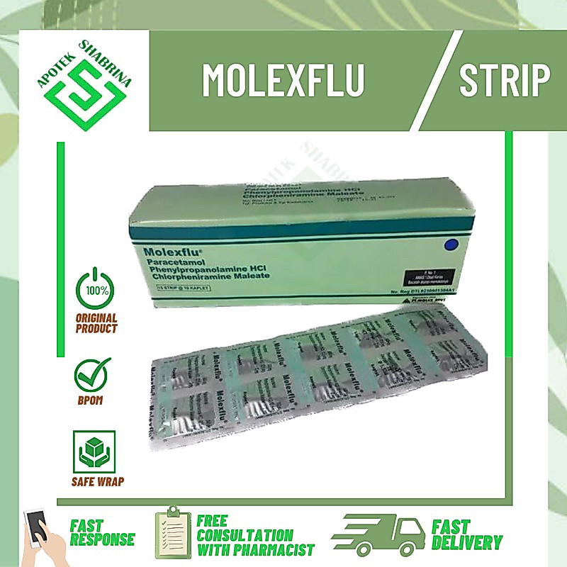 MOLEXFLU / MOLEX FLU/ MOLEX-FLU/DEMAM BATUK PILEK FLU