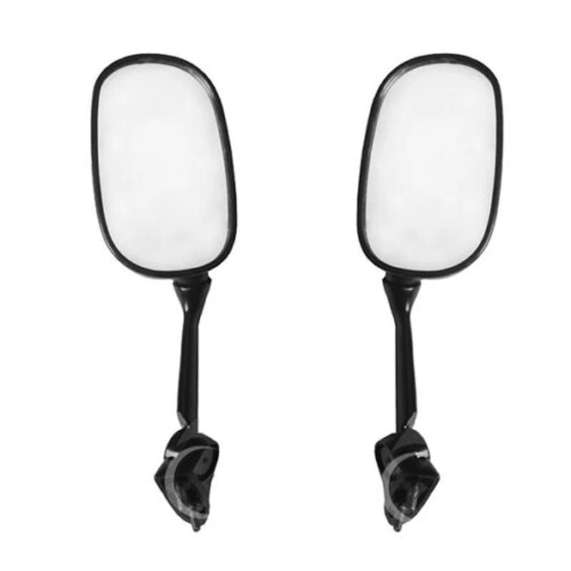 Kaca Spion Samping Motor Untuk Yamaha YZF R1 YZF-R1 2009-2014 2013 2012 2011 2010 Sepasang Hitam