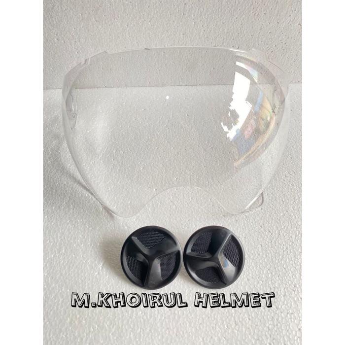 Kaca dan side lock helm yamaha fazzio original  kaca Motorcycle