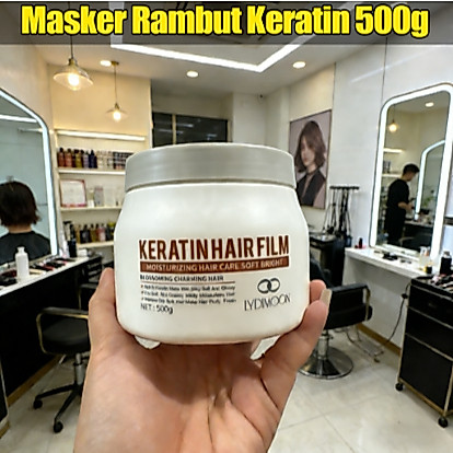 Masker rambut keratin 500g keratin rambut rusak dan kering Perbaikan Perm masker rambut kering dan m