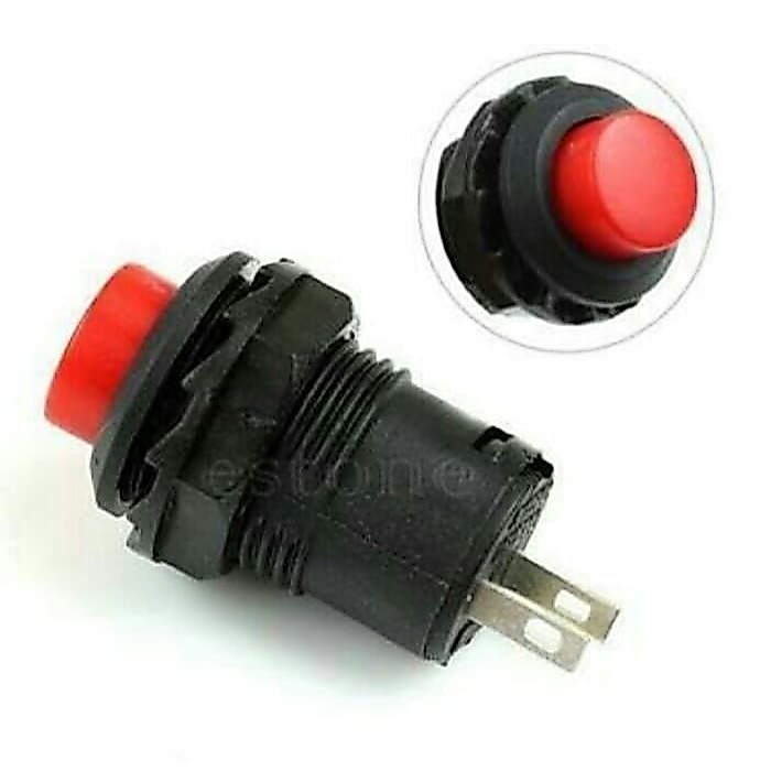 SAKLAR PUSH ON OFF BESAR BULAT TOMBOL ON OFF TOGGLE AC DAN DC LED MOTOR MOBIL 12V 24 VOLT