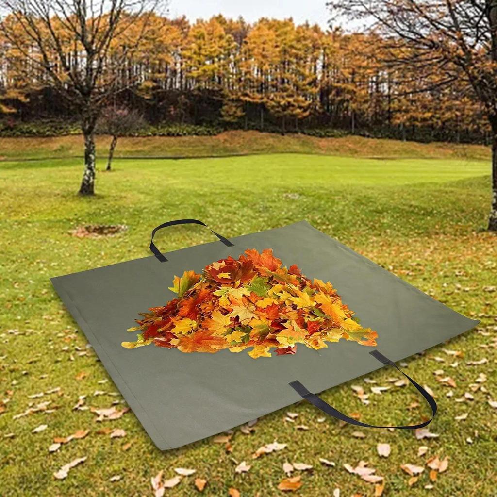 2 in 1 Reusable Garden Leaf Bag Plant Trash Trimming Oxford Cloth Garden Bag