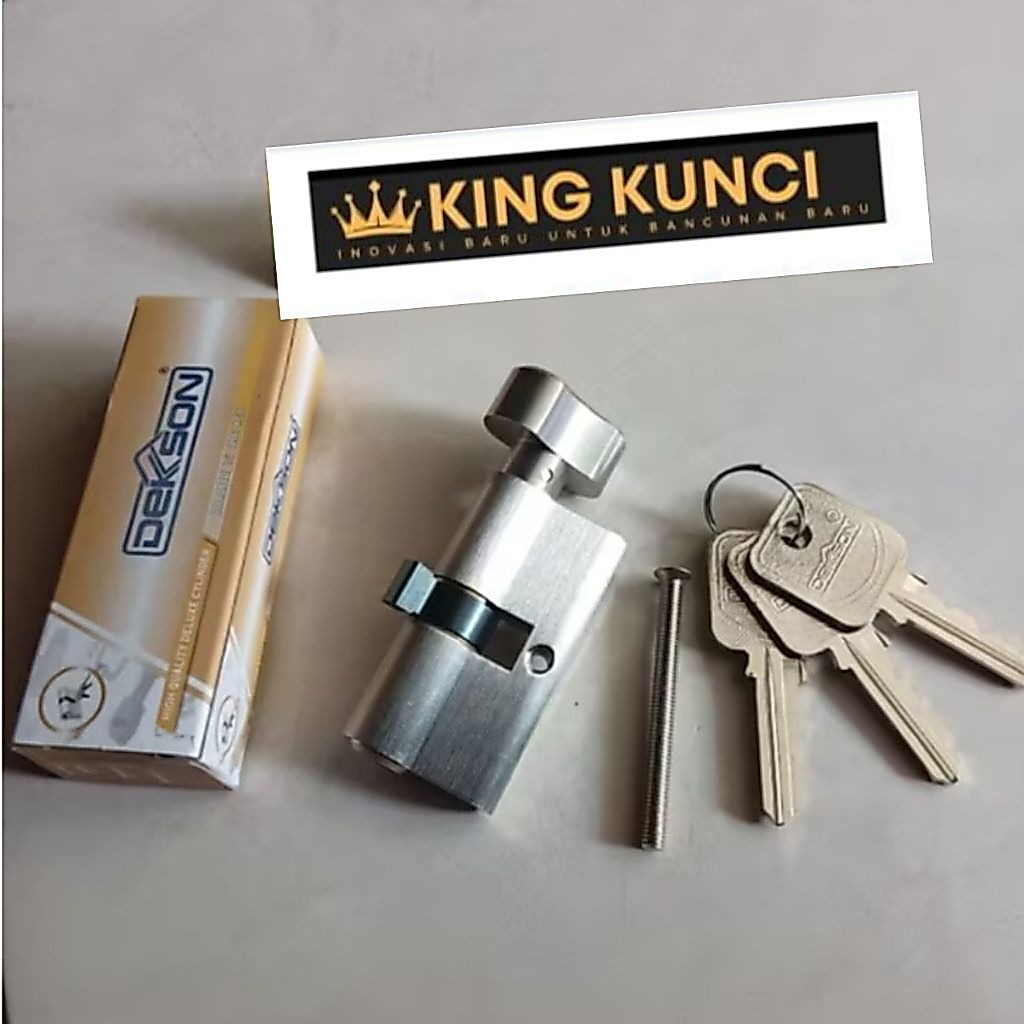 Silinder Dekson Puter Kunci/Silinder Dekson Knob Kunci TC DL 60 MM SN