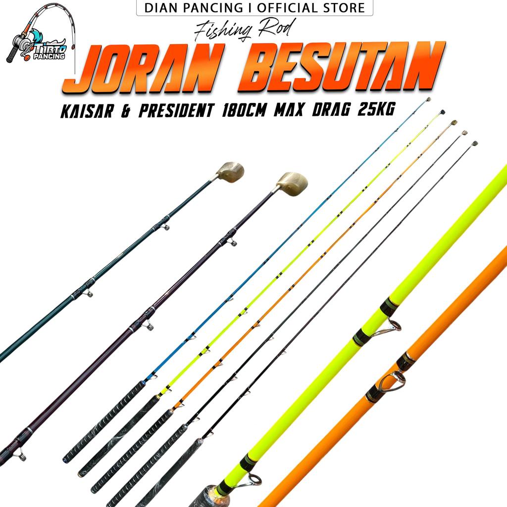 Joran Besutan Blank The President & Kaisar Panjang 180 CM Max Drag 25kg carbon hollow