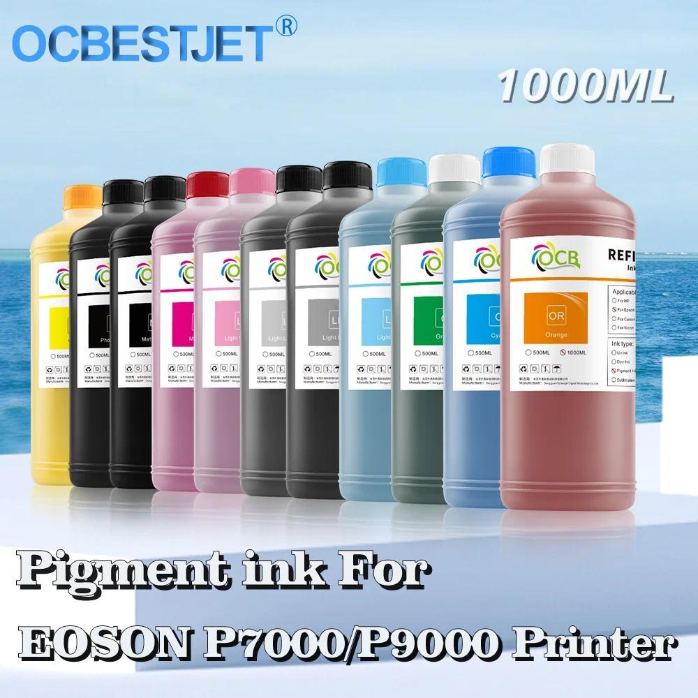 1000ML Waterproof Pigment Ink For Epson P6000 P7000 P8000 P9000 P6080 P7080 P8080 P9080 Inkjet Print
