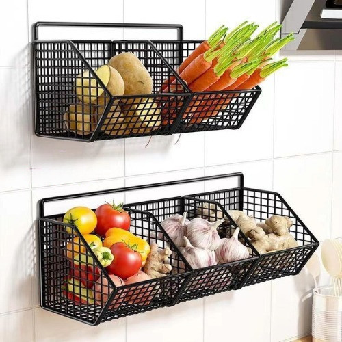Rak Keranjang Jaring Tempat Bumbu Dapur Rak Bawang Dan Cabe