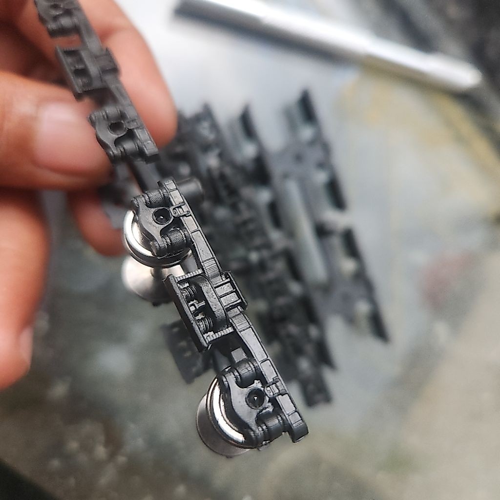 bogie gerbong penumpang TB1014 skala HO 1/87, kamod high detail