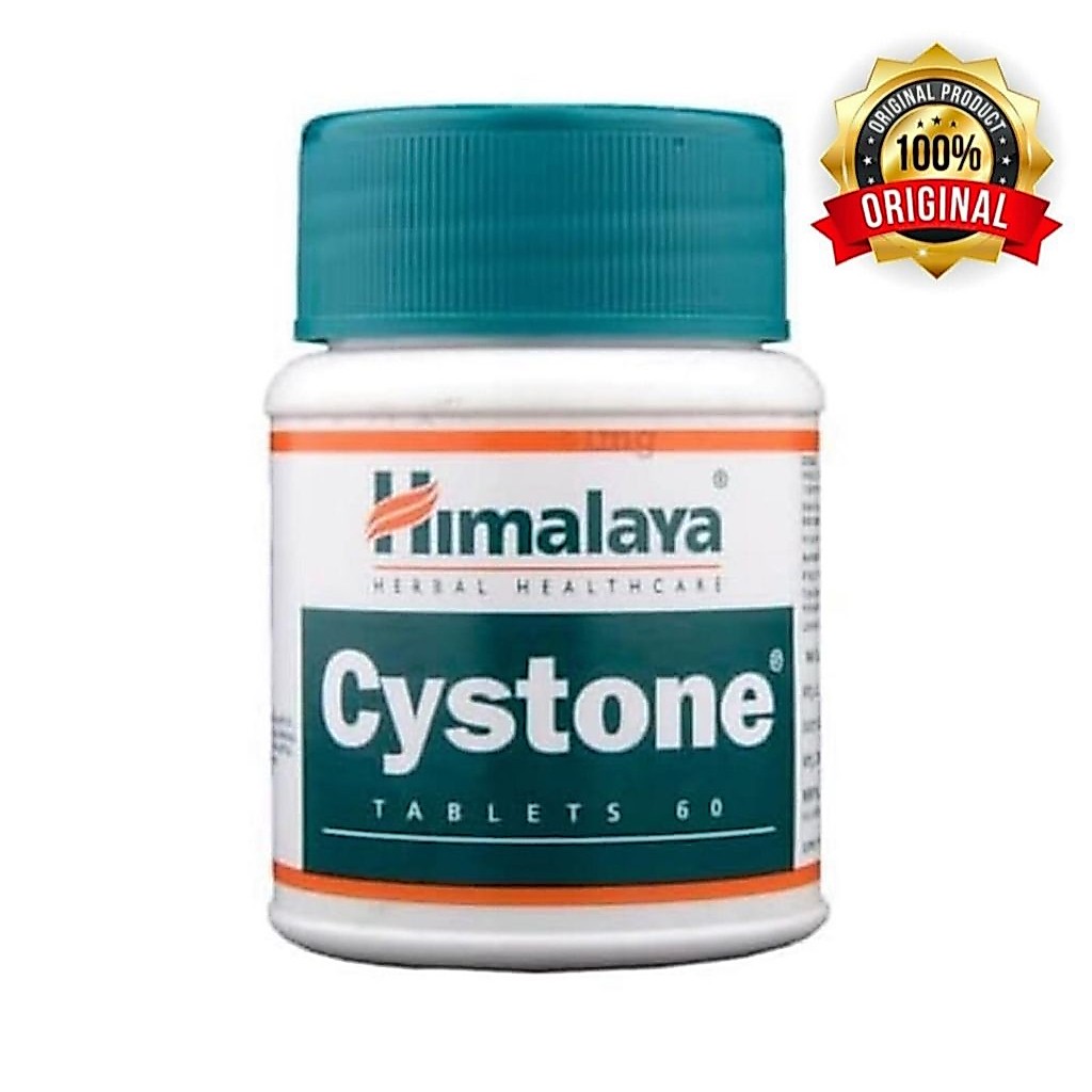 Herbal Alami Suplemen Obat Penunjang Kesehatan Saluran Kemih Himalaya- Cystone 60 Tablet Untuk Mence