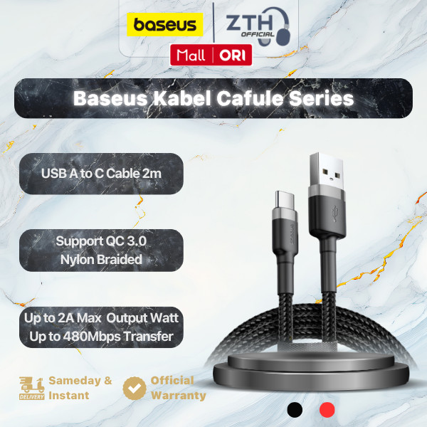 BASEUS cafule Cable USB For Type-C 2A 2M CATKLF-C