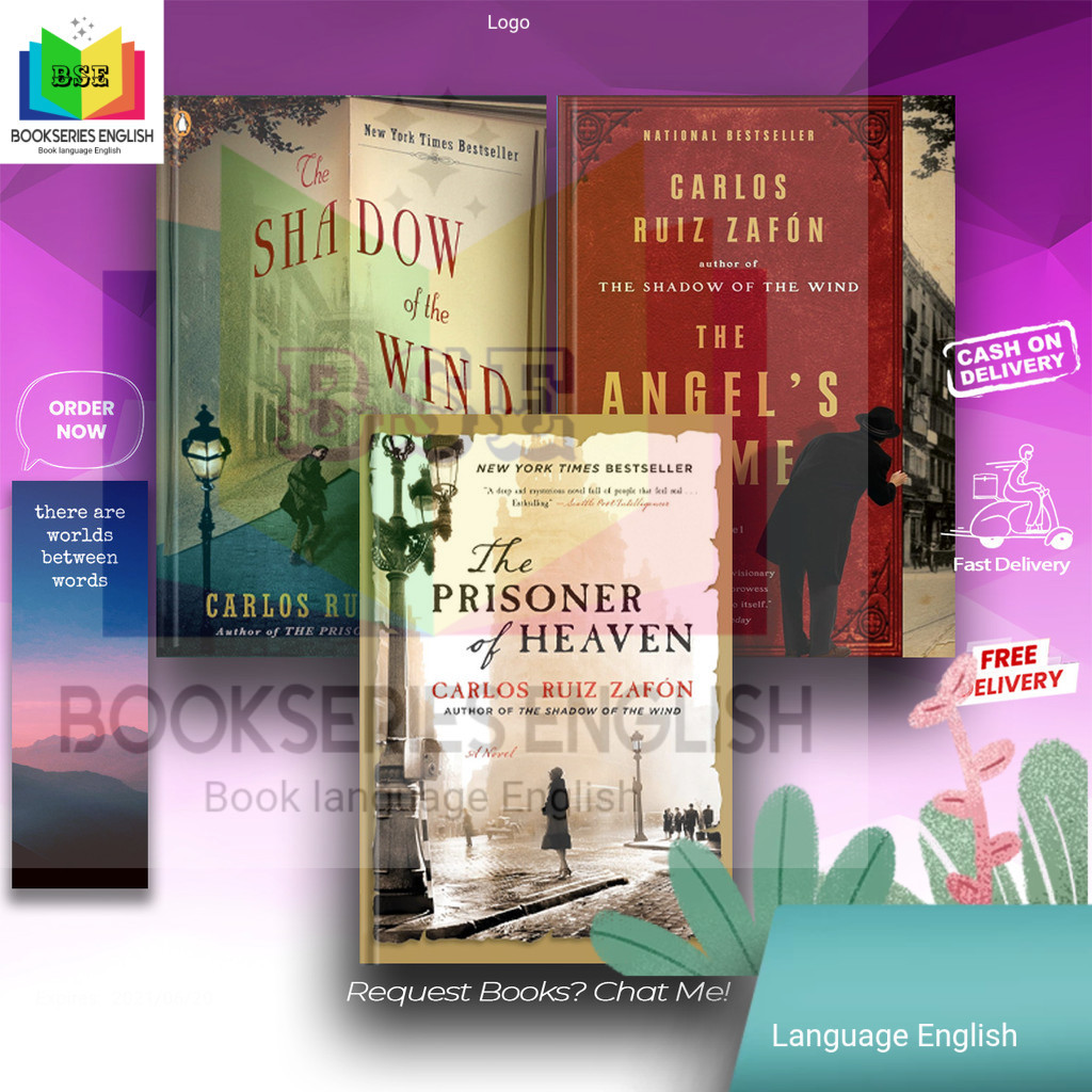 Shadow Of The Wind | The Angel's Game | The Prisoner of Heaven | The Labyrinth of the Spirits by Car