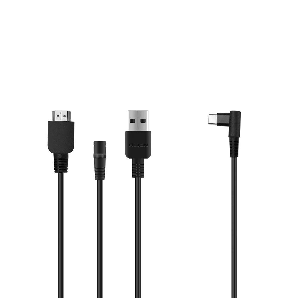 Huion 3in1 Cable CB01Compatible with Kamvas Pro 12, Kamvas Pro 13, Kamvas Pro 16
