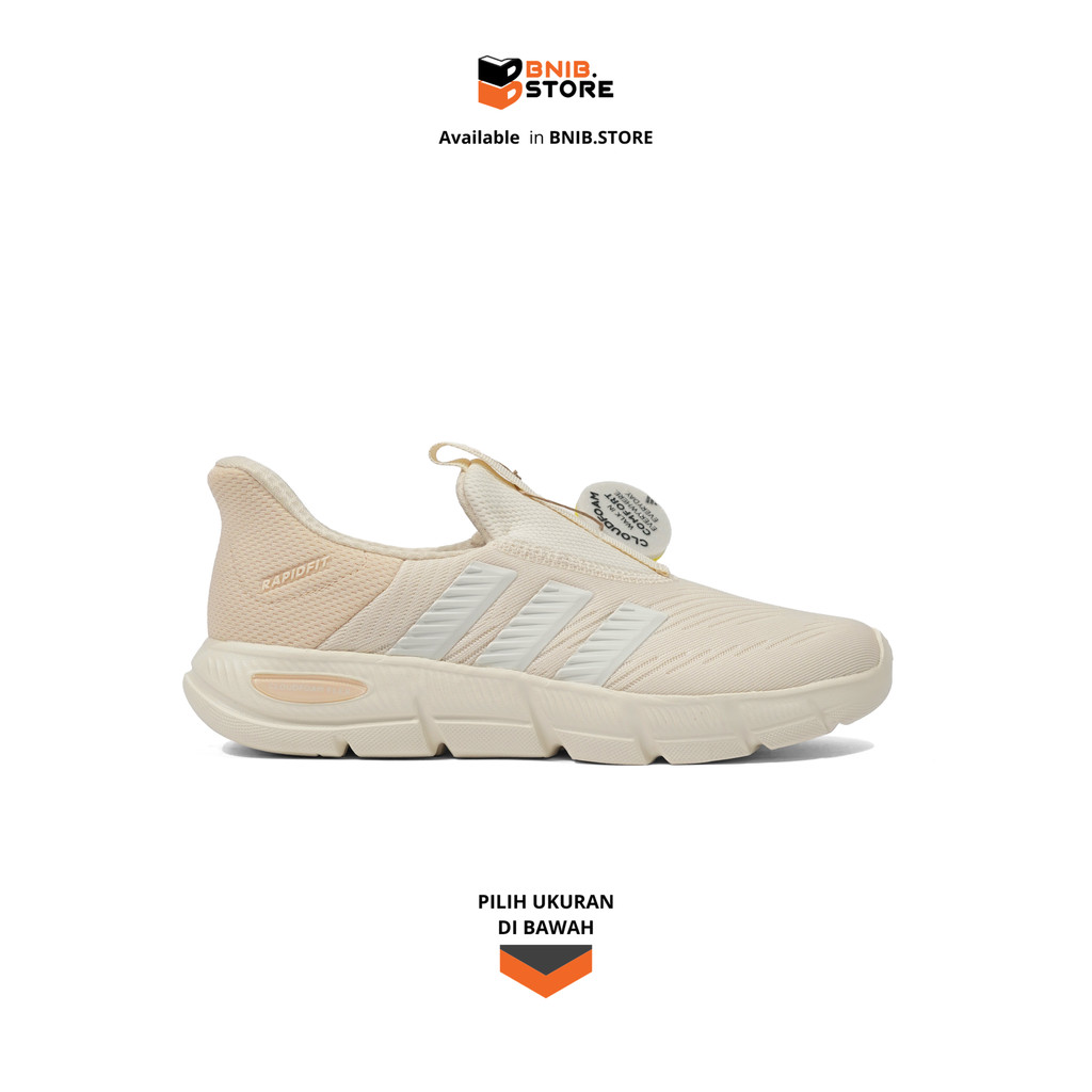 Sepatu Lari Wanita Adidas Cloudfoam Flex Lounge Rapid Slipper Sand Strata [KK3495] Original