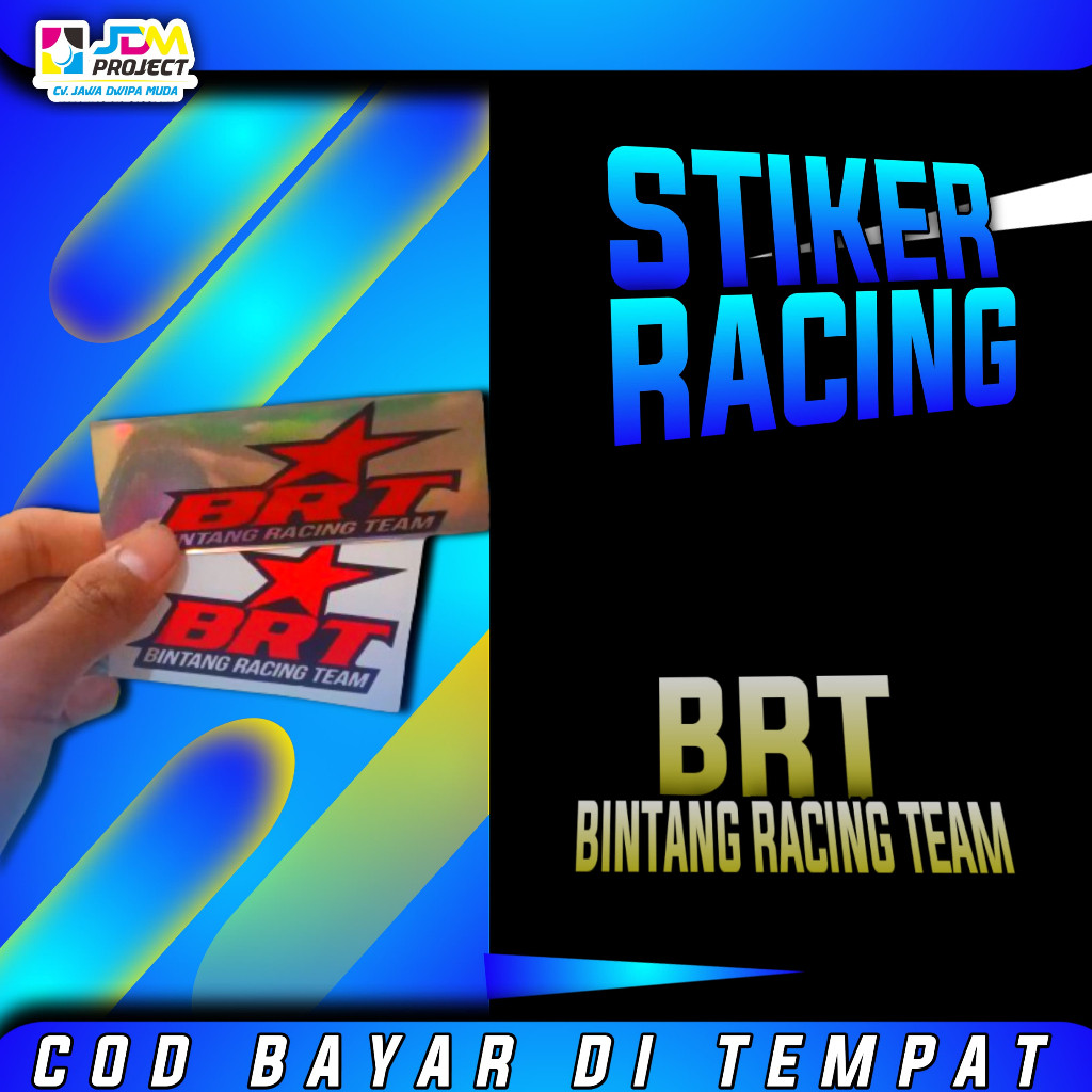 JDM Project 02 - JDM Project - STIKER MOTOR / STIKER RACING / STIKER PRINT CUT BRT JDM