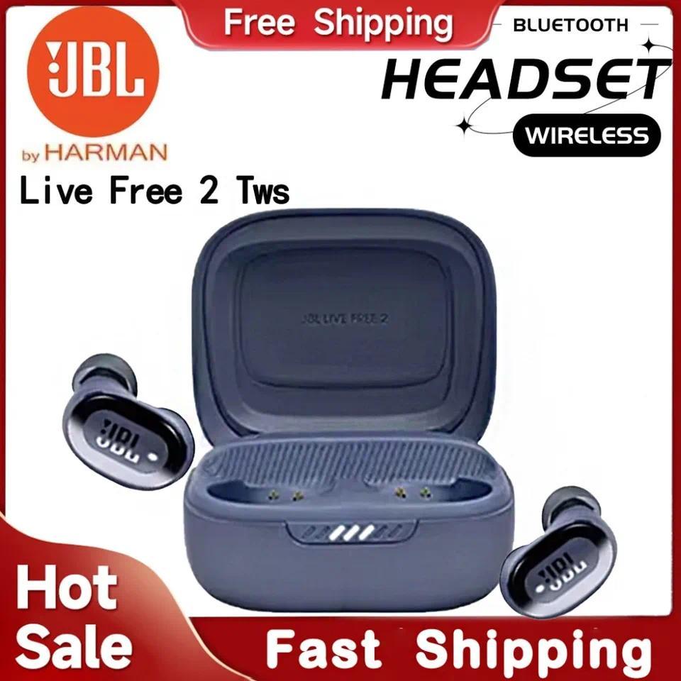 JBL Live Free 2 Tws True Wireless Bluetooth Earbuds Active Noise Cancelling Headset Earphone JBL Liv