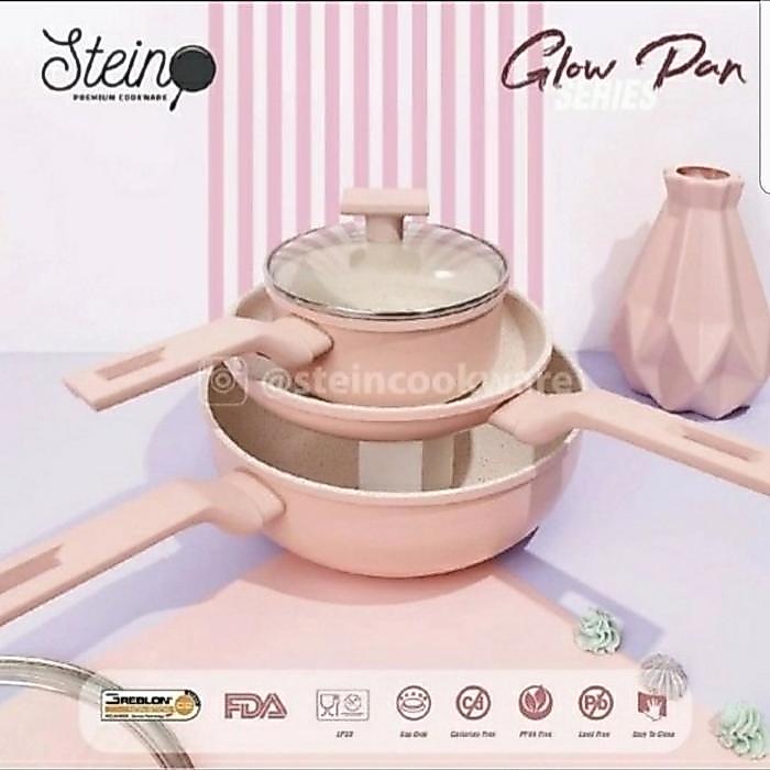 Stein Cookware Paket Glowpan / Steincookware Glow pan Series Panci Set