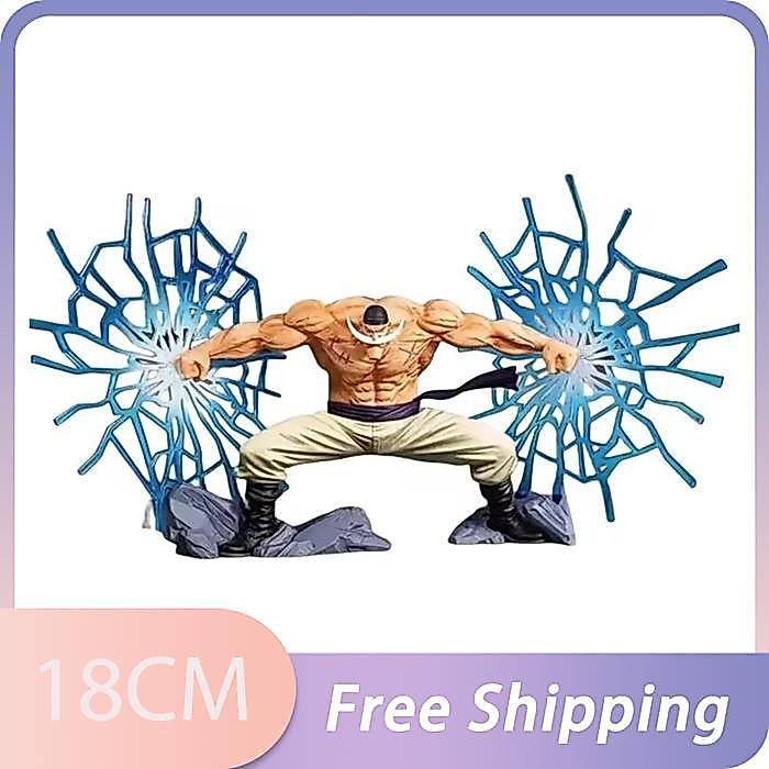 HOT SALE ONE PIECE FIGURE EDWARD NEWGATE FIGURES WHITE BEARD EDWARD NEWGATE WITH LIGHT ACTION