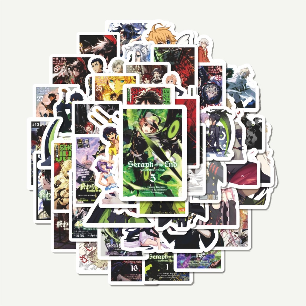 

Sticker Pack Stiker Anime Seraph of the End Char Mix 4 | Sticker TUMBLR | Stiker LAPTOP KOPER HELM
