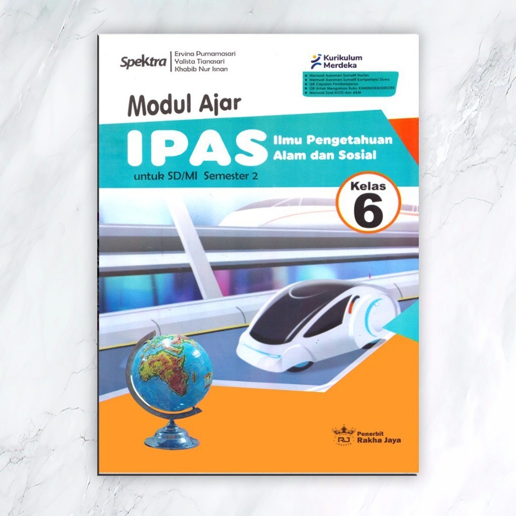 Buku Spektra Modul Ajar IPAS untuk SD/MI kelas 6 semester 2