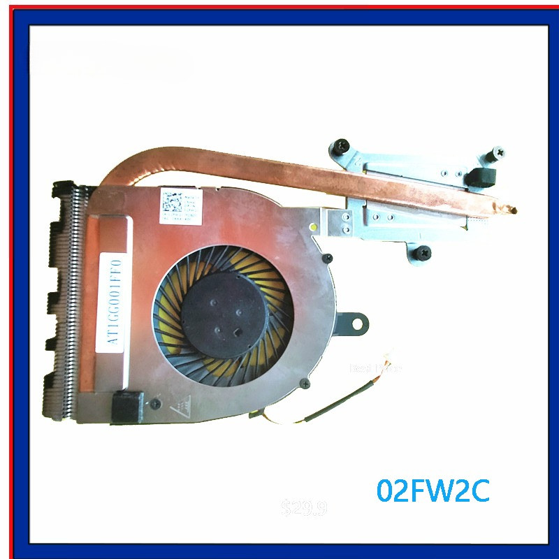 New - LAPTOP CPU Cooling Fan With Heatsink FOR DELL 5459 3558 5458 5559 5759 02FW2C