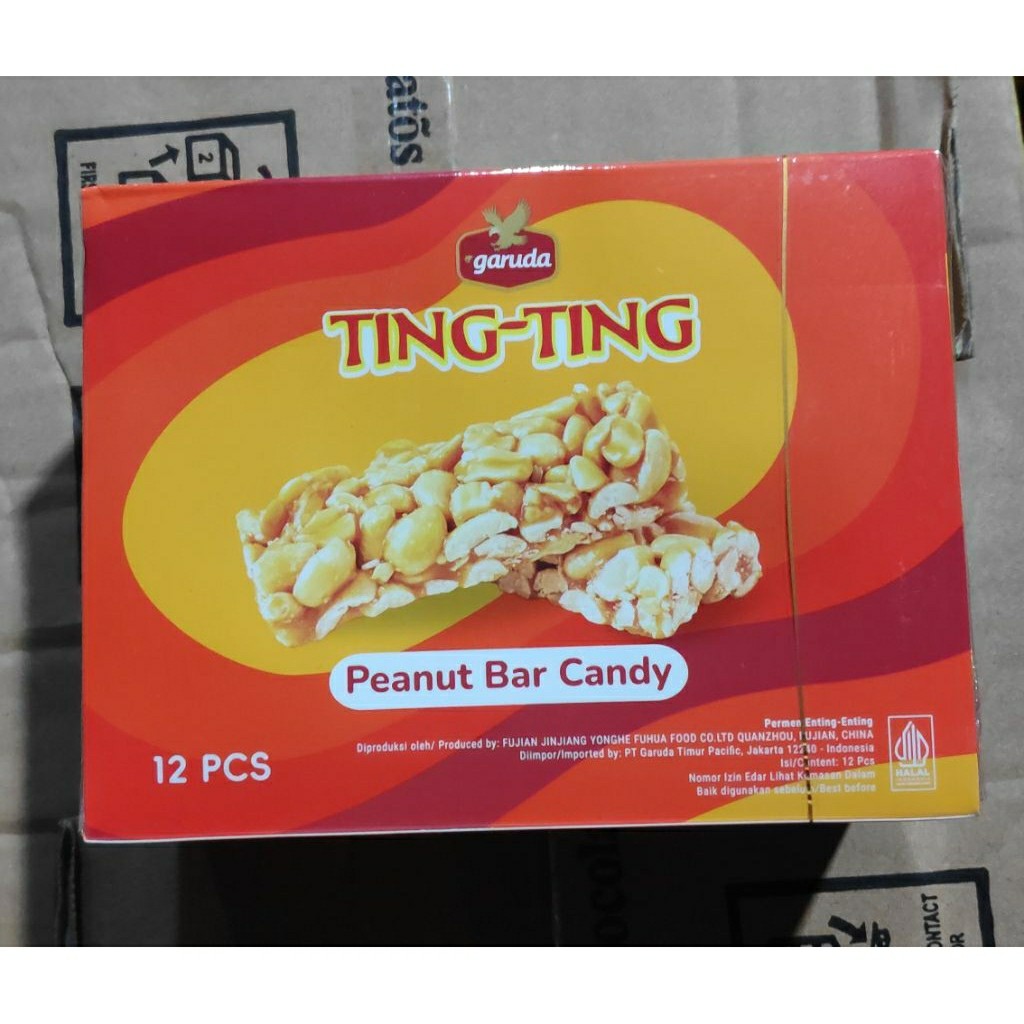 

Ting Ting Peanut Bar Candy Isi 12 Pcs
