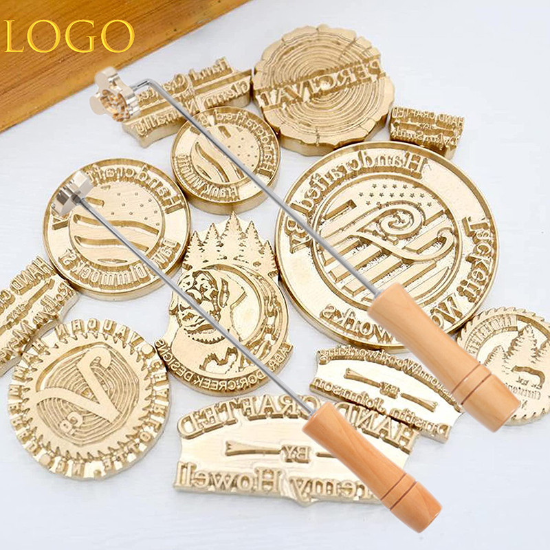 

M5 Branding Iron Stamp LOGO Customized Leather Wood Cake Private Custom Brass Branding Iron Seals Wedding Party Company LOGO DIY