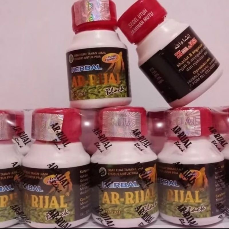 Ar Rijal Black Kapsul Herbal Original - Herbal Sampurna