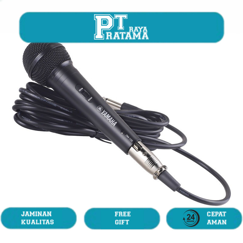 yamaha/original DM-105,wired microphone,mic kabel,microphone kabel,mic karaoke,kabel mik,mikrofon ka