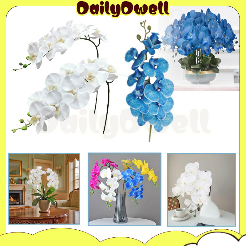 bunga anggrek latex / bunga plastik bunga anggrek /lateks artficial anggrek latex/