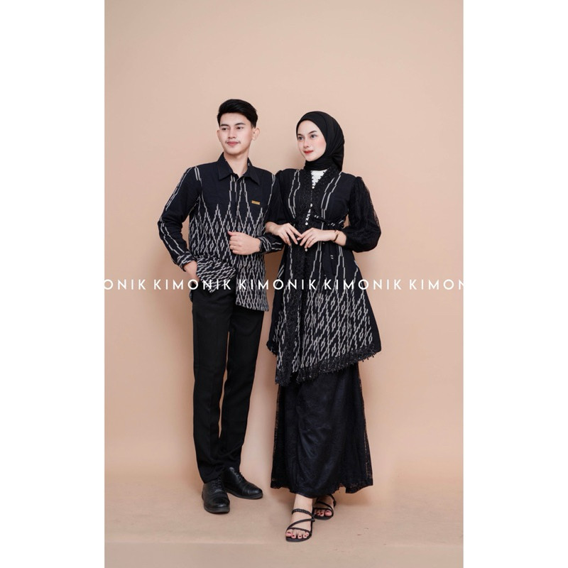 KIMONIK BAJU TENUN (AYUNDA COUPLE BLACK)