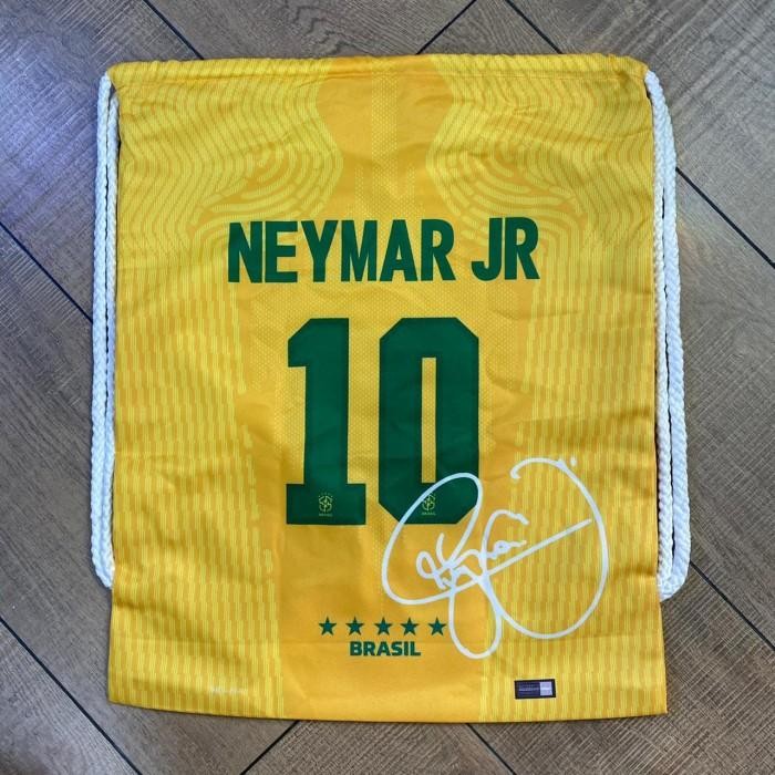 Tas Serut Bola Motif Pemain Sepakbola Football gymsack Pernak Pernik - Neymar Brazil