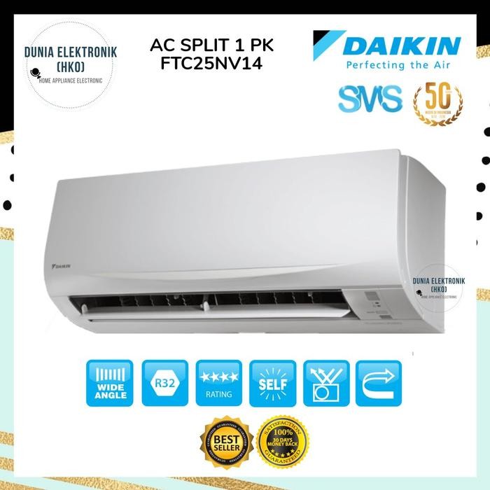 AC DAIKIN 1 PK FTC25NV14 FTC 25 NV STANDARD THAILAND