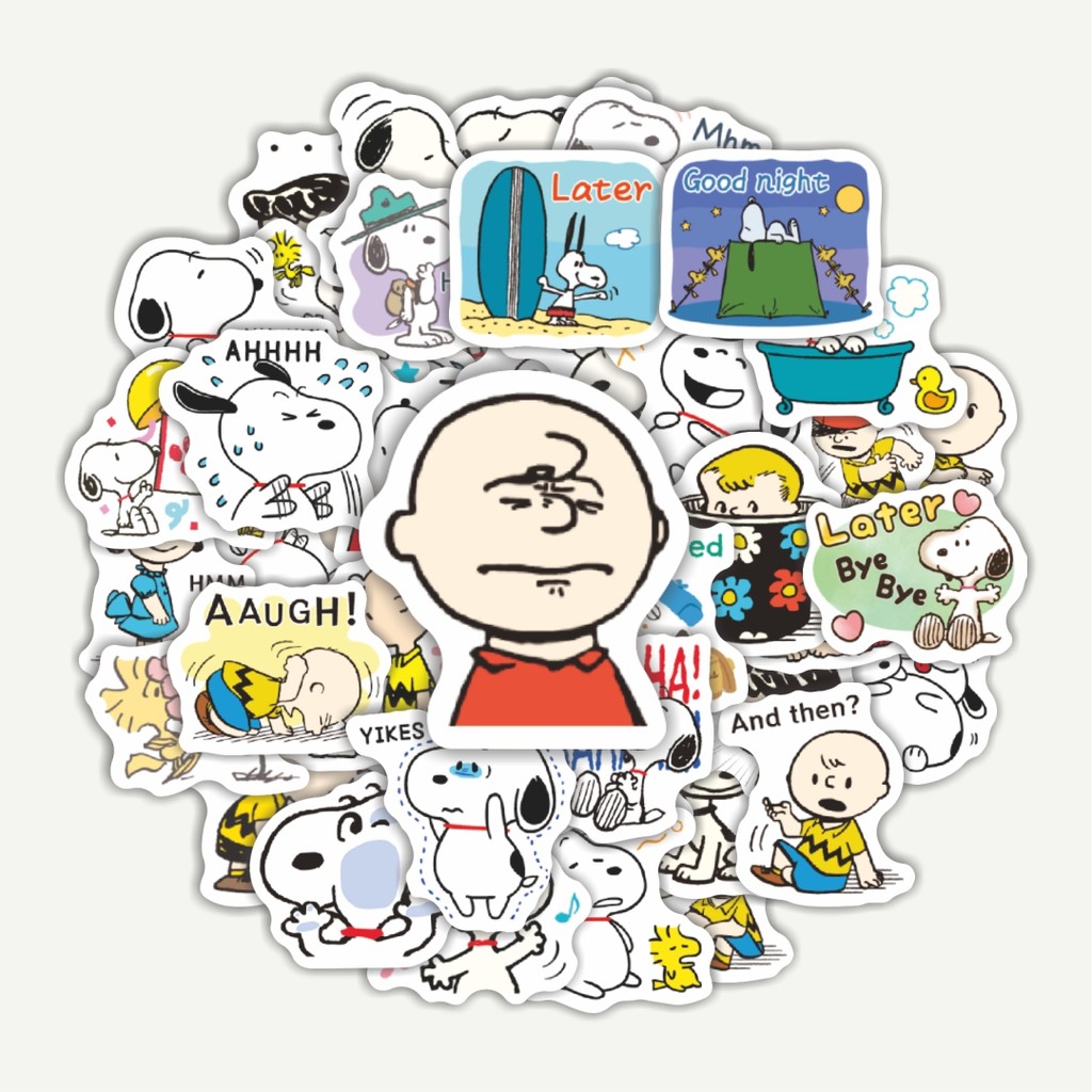 

Sticker Pack Stiker Kartun Snoopy V46 | Sticker TUMBLR | Stiker LAPTOP KOPER HELM