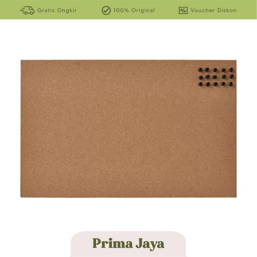 

Rekomendasi IKEA FLÖNSA Papan memo dengan pin, gabus, 52x33 cm
