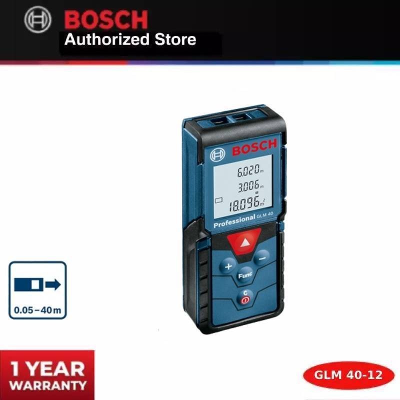 Bosch Pengukur Jarak Laser Bosch GLM 40 / Laser Range Finder / Meteran Laser