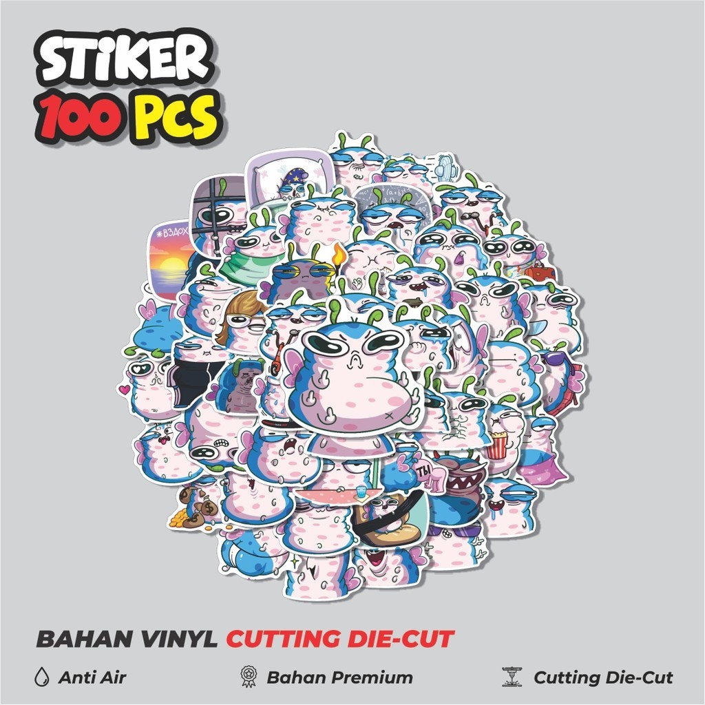 

Super Hemat! 100 PCS Stiker Butterfly Lucia [Kupu-Kupu] Waterproof Aesthetic- Untuk Laptop, Motor, dan Helm - Paper Stationery Pack