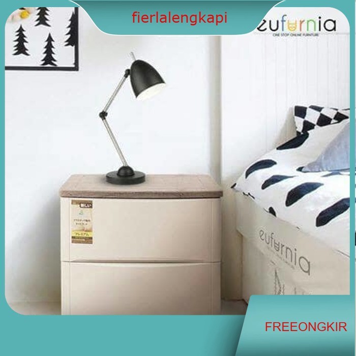 Lemari Laci Plastik Olymplast Susun 2 Krem-Putih