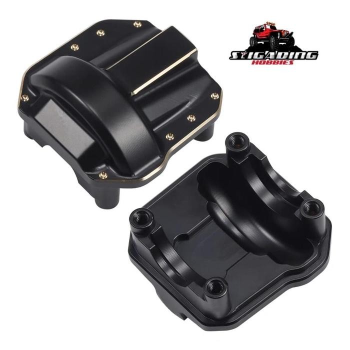 Brass Counterweight AXIAL SCX10 II AR44 Axle Pemberat Gardan - Diff Cover