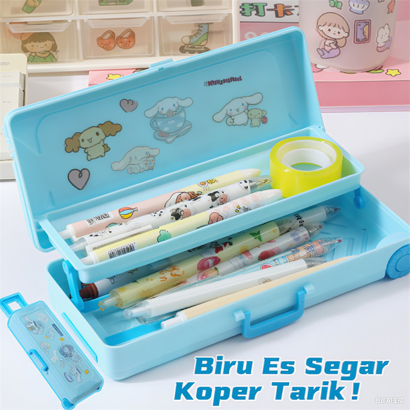 

[READY] Kotak Pensil Aesthetic Tempat Pensil Anak Perempuan Waterproof Kotak Pensil Anak Laki Laki Alat Tulis Sekolah，student pensil case,Pria dan wanita sekolah kotak pensil tas pensil