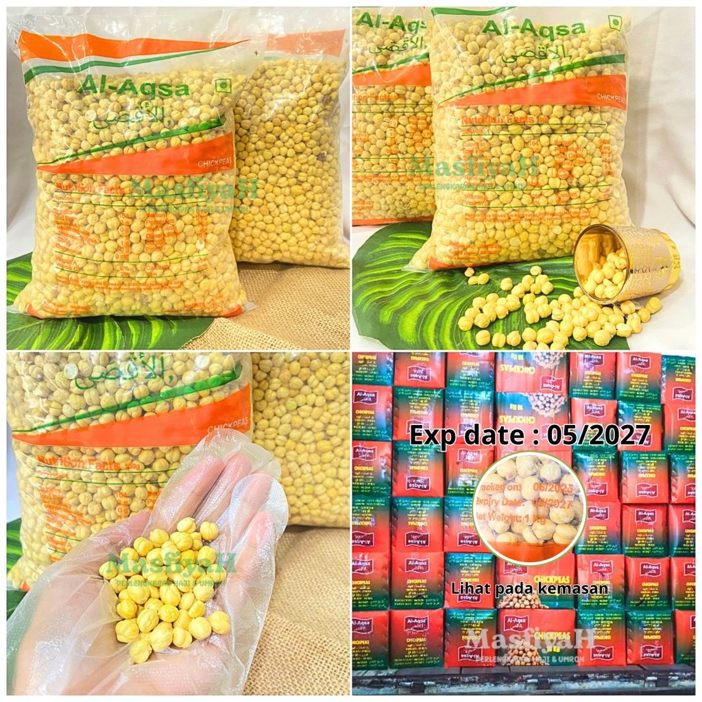 

KACANG ARAB PREMIUM KEMASANN 1KG 1000gram OLEH OLEH HAJI UMRAH UMROH CEMILAN SEHAT KACANG ARAB MEREK AL AQSA TB