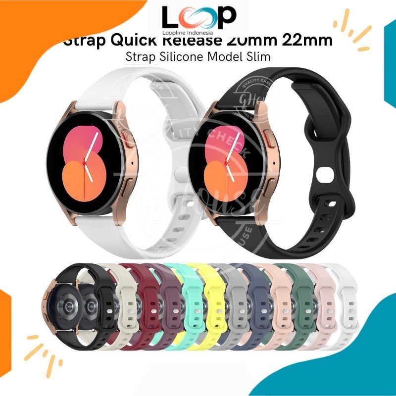 20mm 22mm Quick Release Loopline Strap Quick Release 20mm 22mm Strap Universal Strap 20mm Strap 22m 