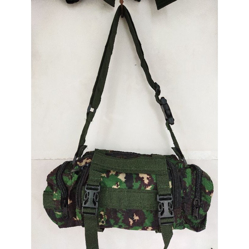 TAS SELEMPANG ARMY Tas Selempang Loreng Nkri Kordura Tactical Nyaman