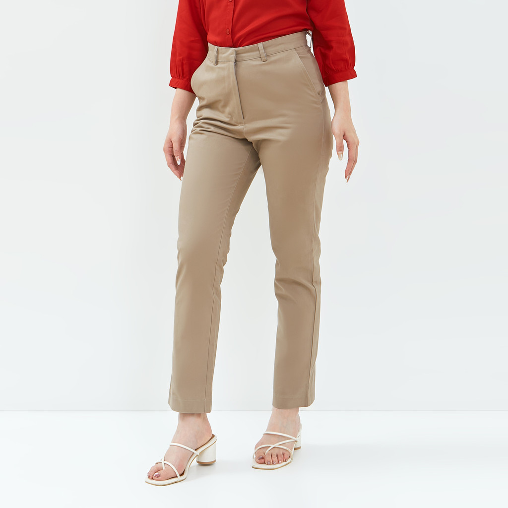 Geela Official - Chinos Pants Brown (G.3019) | Celana Wanita