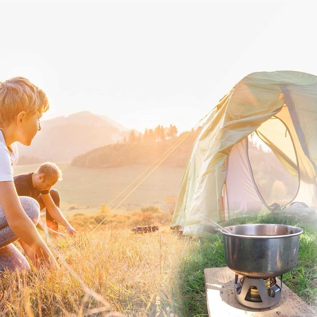 ALOCS Kompor Portable Spiritus Ethanol Methanol Camping Stove