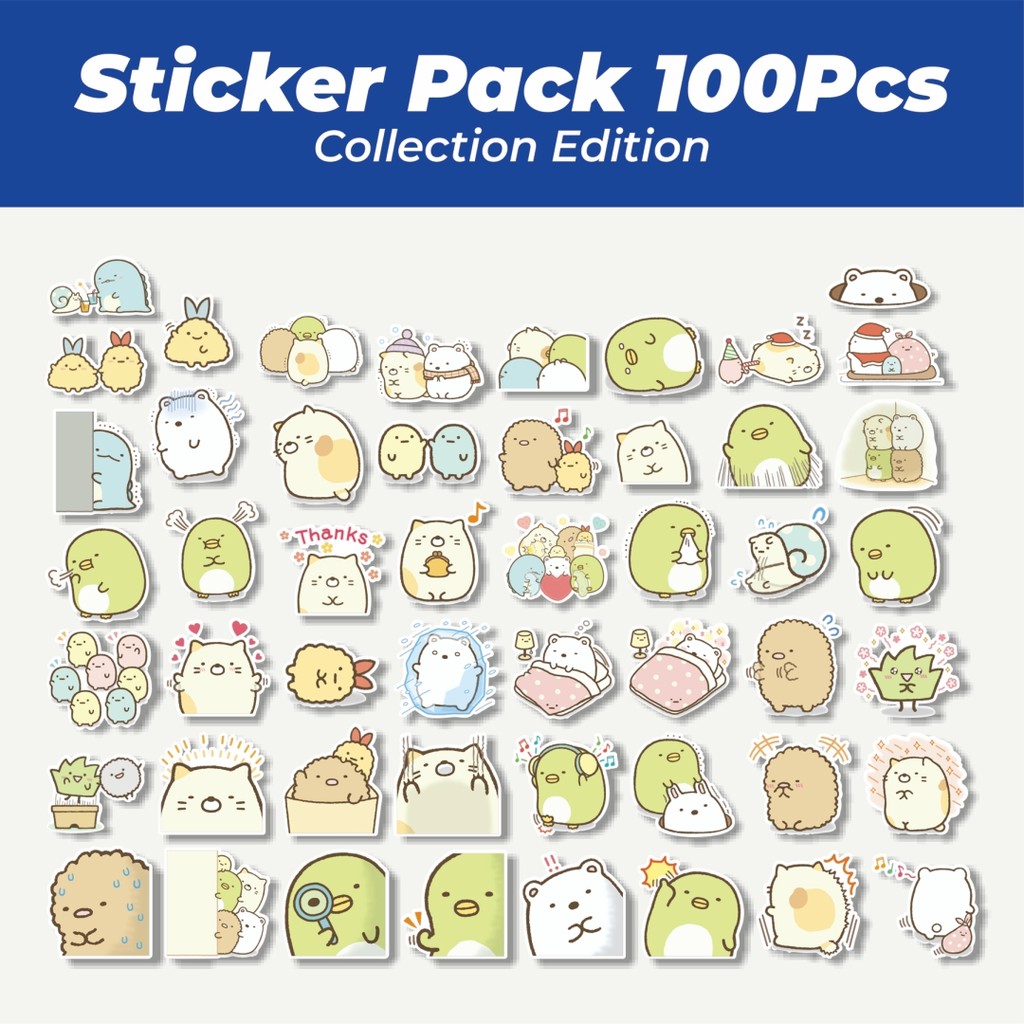 

Hot Stiker Line Gurashi Myriad of Feelings Lucu Anti Air Stikers Berperekat Waterproof Sticker Decal Buat Motor Helm Buku Journal Koper Casing HP Laptop Botol Minum