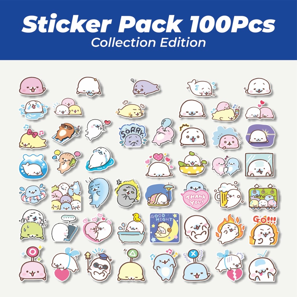 

Hot Stiker Line Mamegoma San X Lucu Anti Air Stikers Berperekat Waterproof Sticker Decal Buat Motor Helm Buku Journal Koper Casing HP Laptop Botol Minum