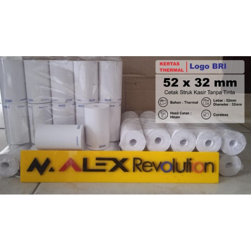 

kertas logo BRI 57x31 100roll