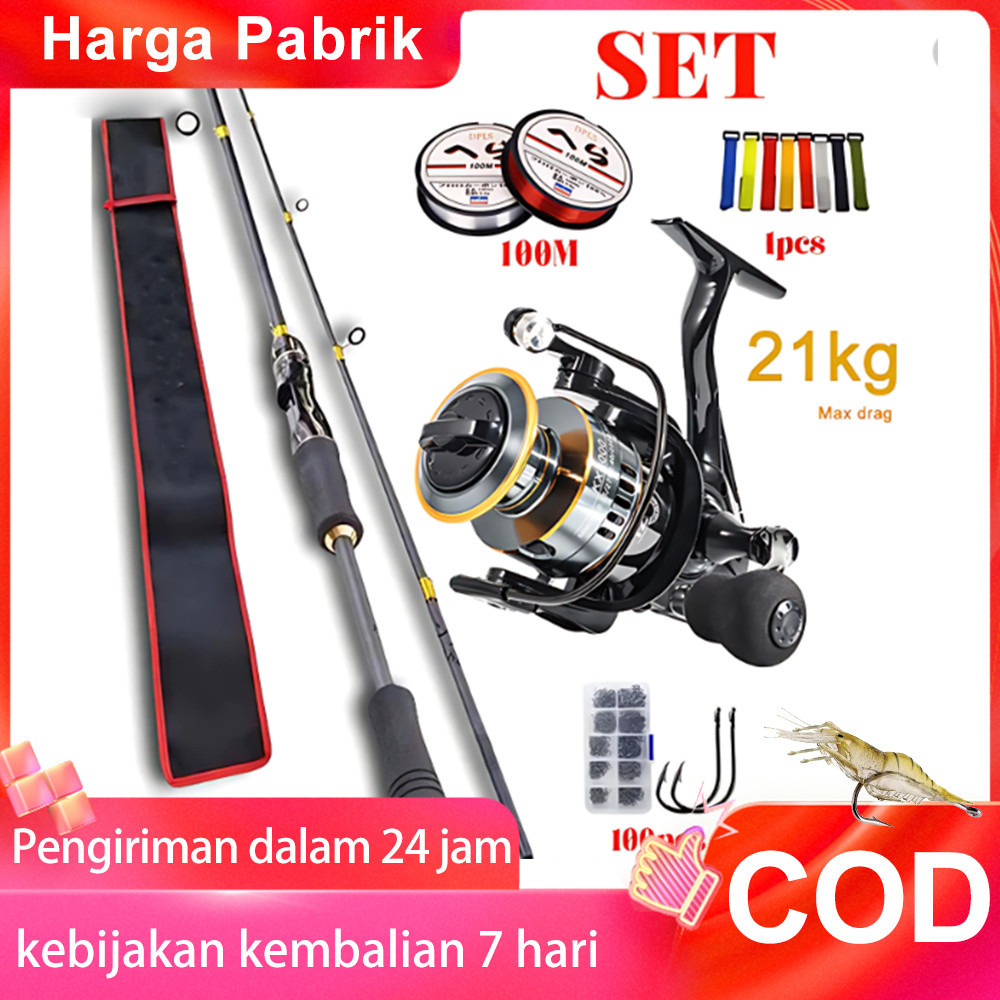 COD Joran Pancing reel pancing asli besi fishing reel 10kg HE500 - 7000 / Murah Kuat Power Handle/ R